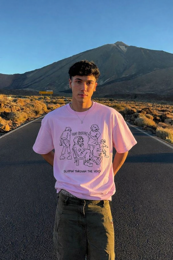 Off Supply Void Walkers Tee - Pink
