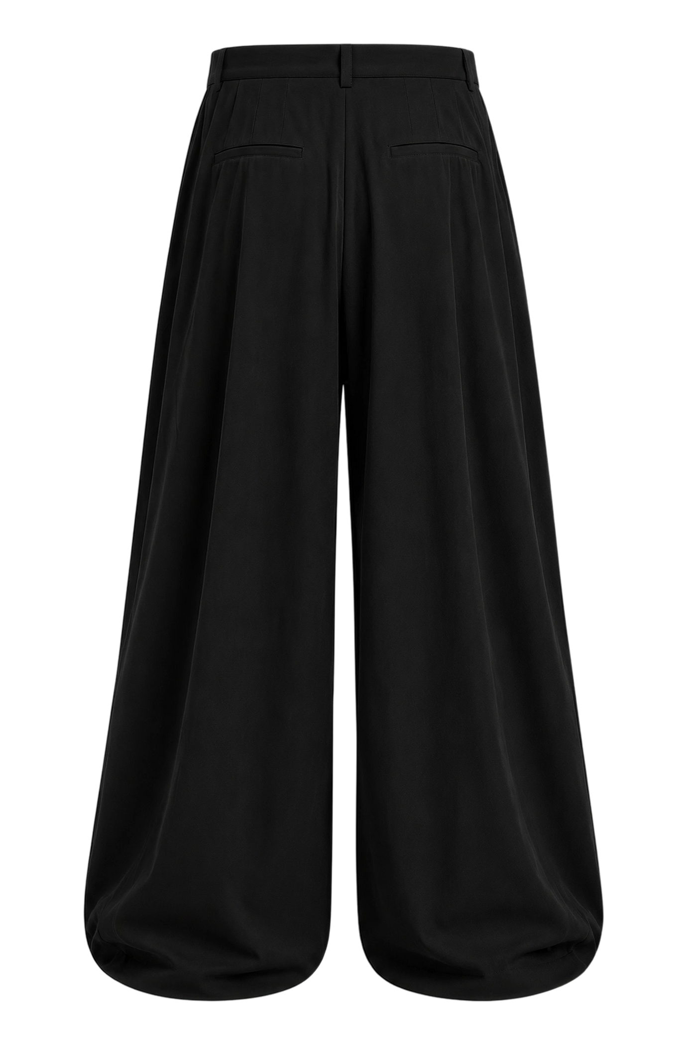 Off Supply Cascade Black Trousers