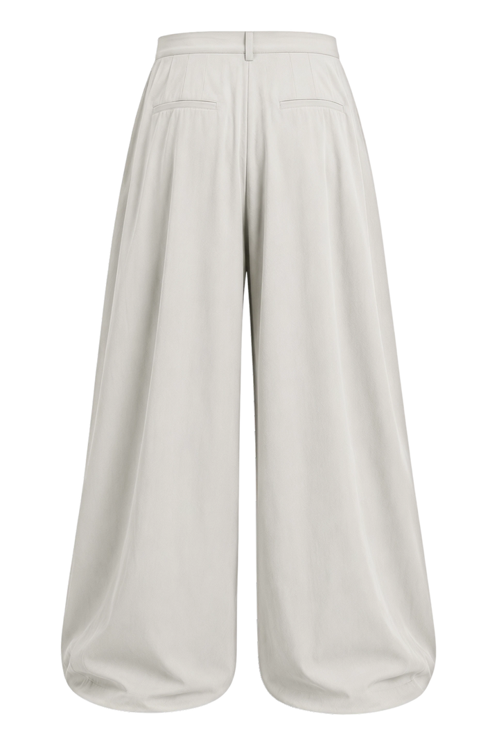 Off Supply Cascade White Trousers