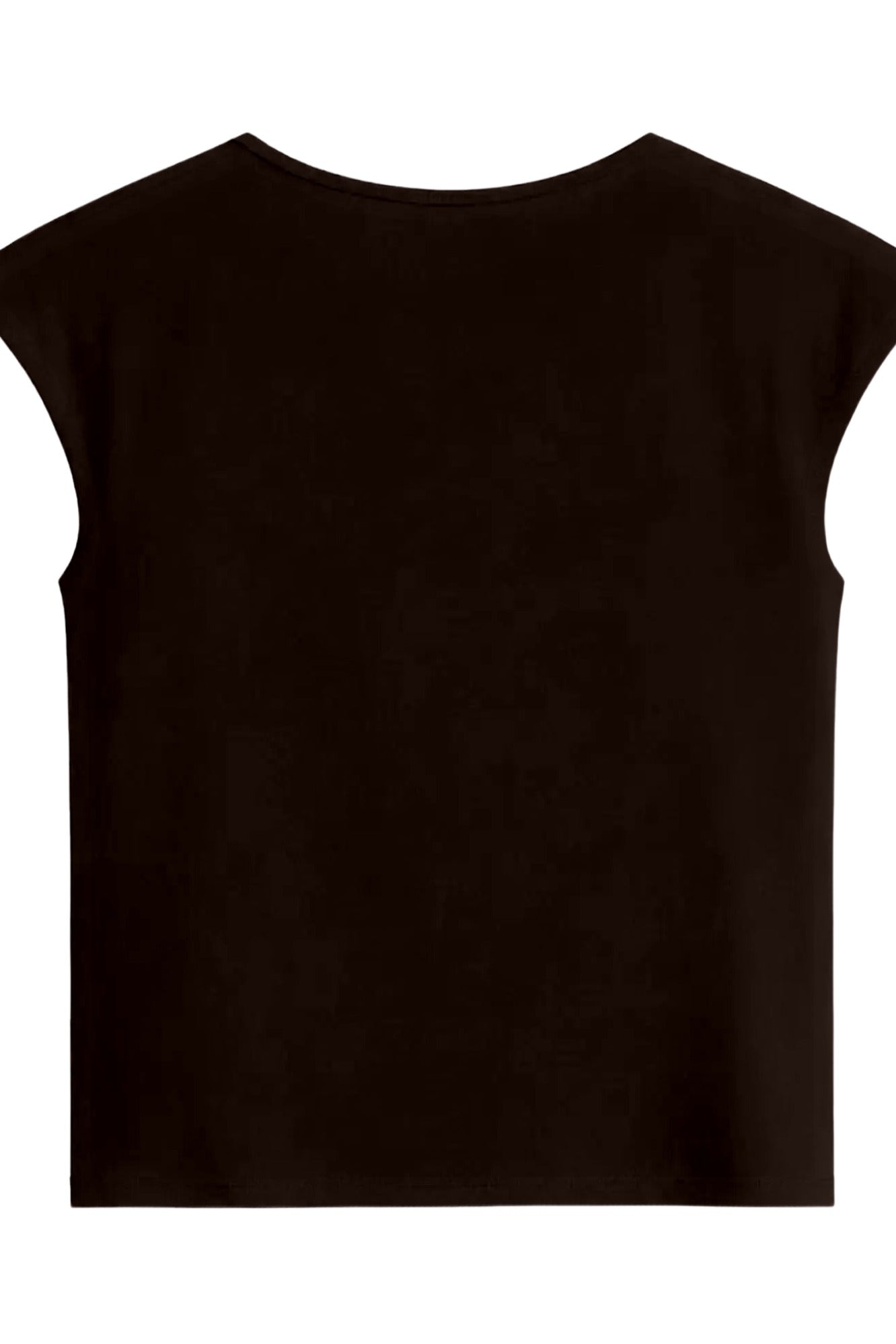 Off Supply Essence Brown Crop Top