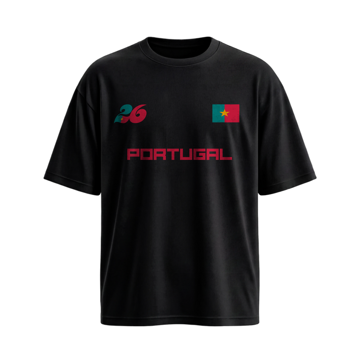 Off Supply Portugal 26 Black T-Shirt