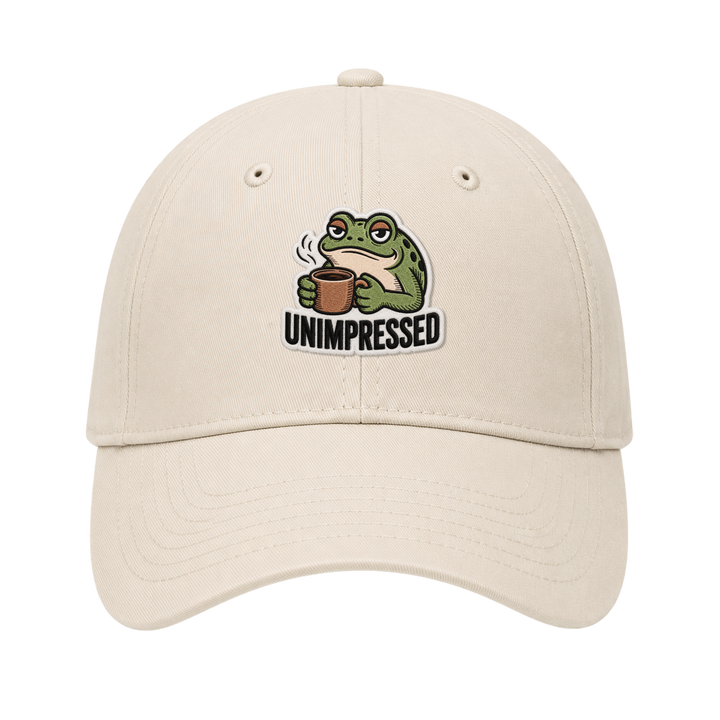 Off Supply Unimpressed Froggie Beige Cap