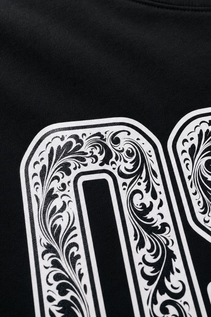 Off supply OS black T-shirt