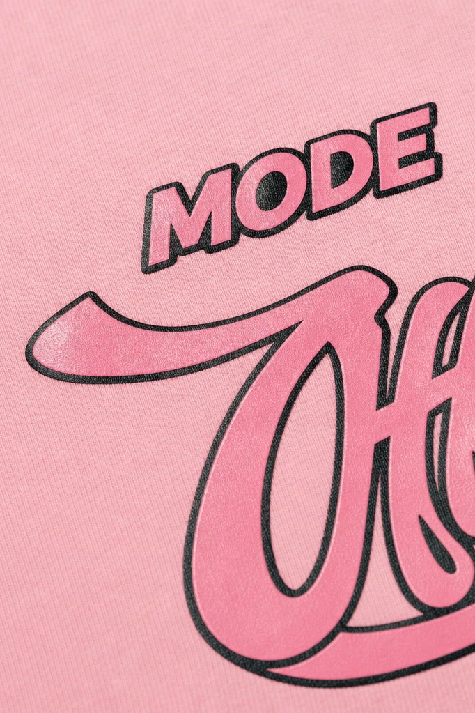 Off supply Devil Mode T- Shirt Pink