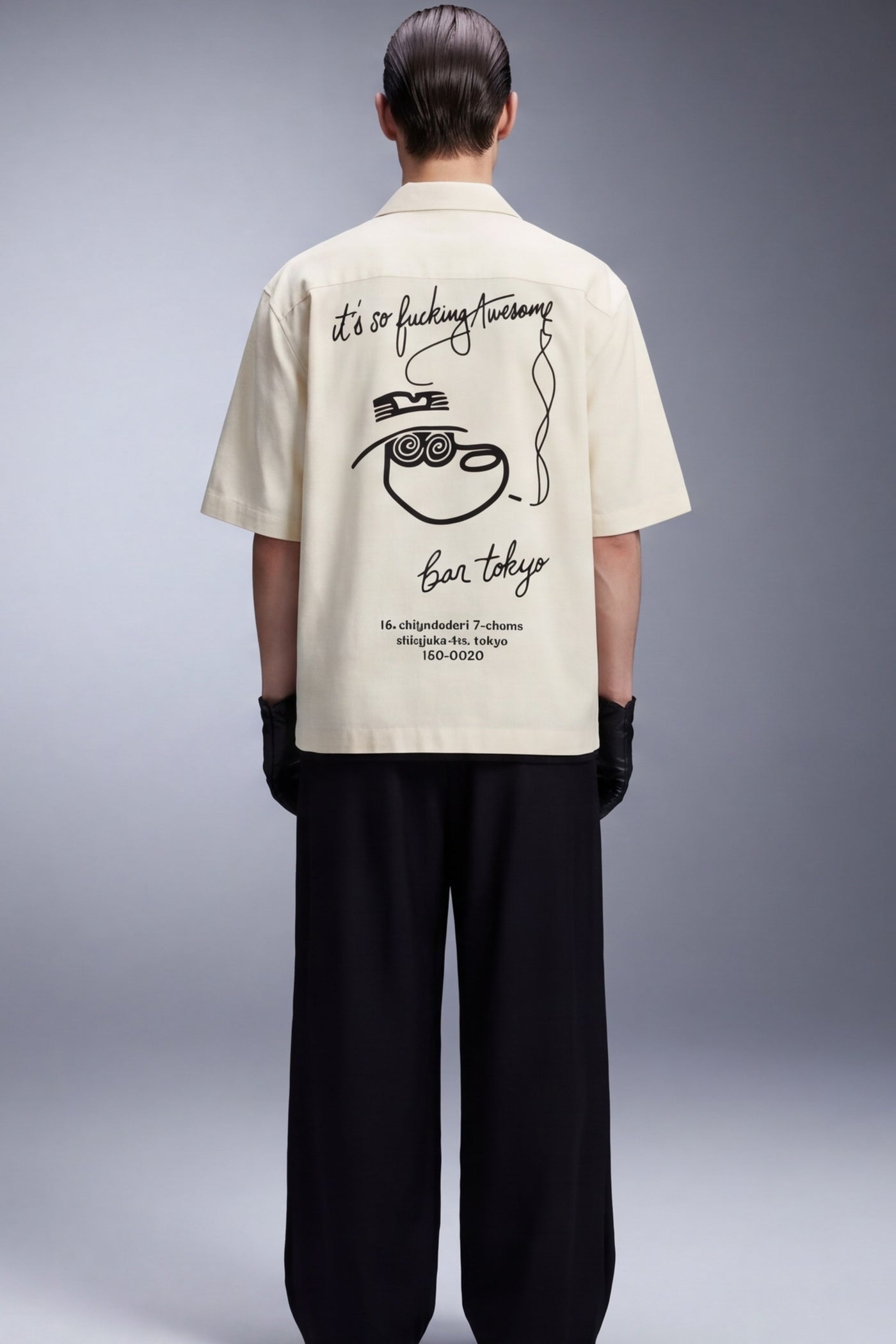 off-supply-bar-tokyo-black-bowling-shirt-2 model back