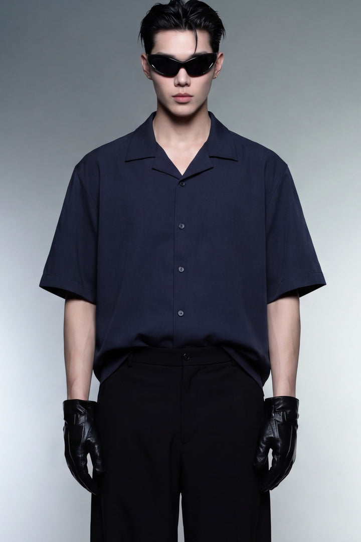 Off Supply Interests Shirt - Navy Blue