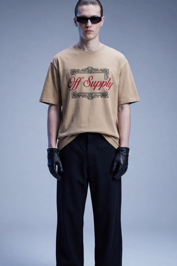 Off Supply Royal Heritage T-shirt Sand
