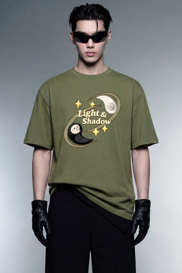 Off supply Shadow Orbit T-Shirt Olive