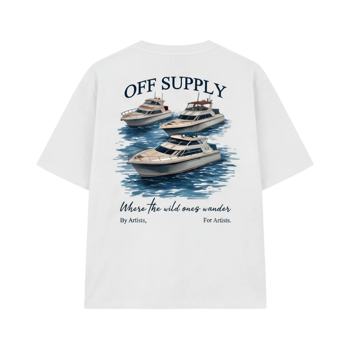 Off Supply Wanderes Yacht T-shirt White