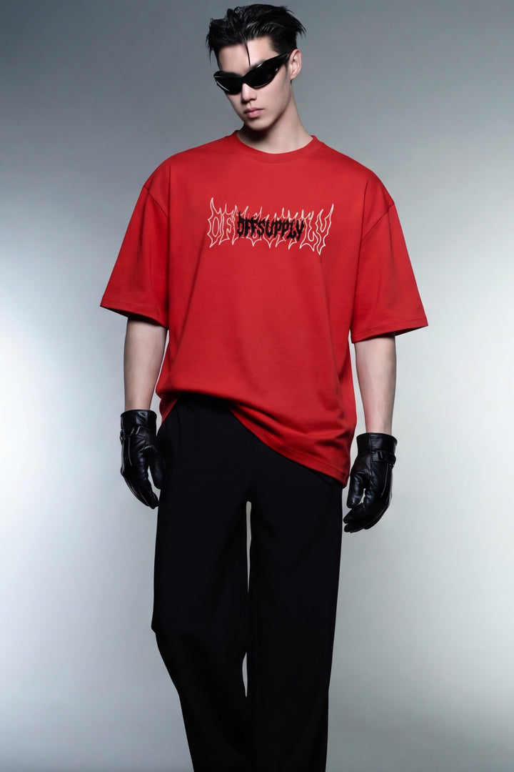 RED FLAME TSHIRT