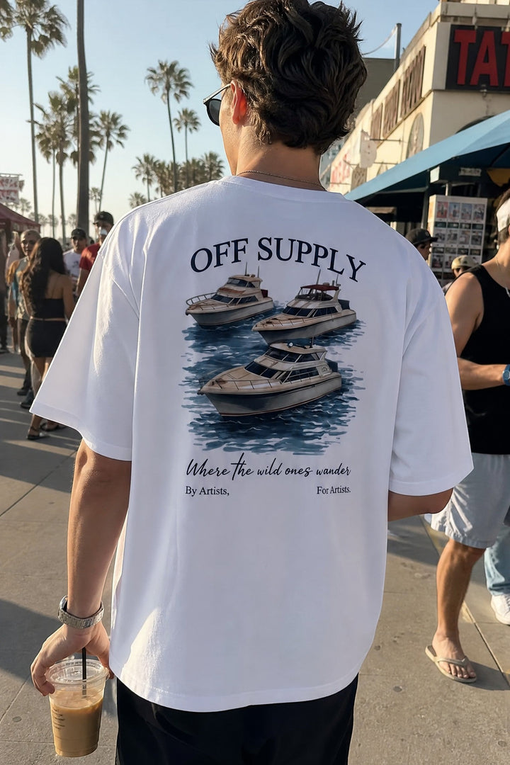 Off Supply Wanderes Yacht T-shirt White