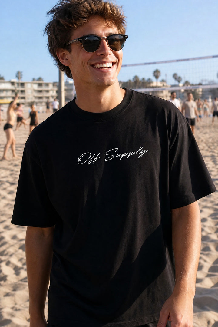 Off supply People of Culture Black t-shirt
