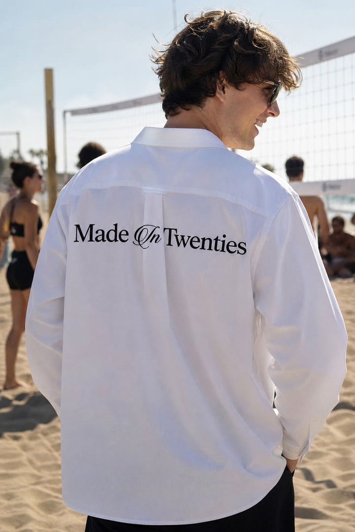 Twenties Off Supply White Shirt