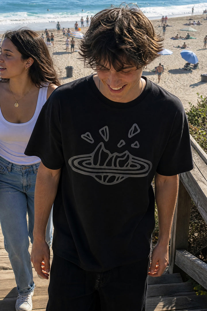 Off Supply Off-Axis Tee - Black
