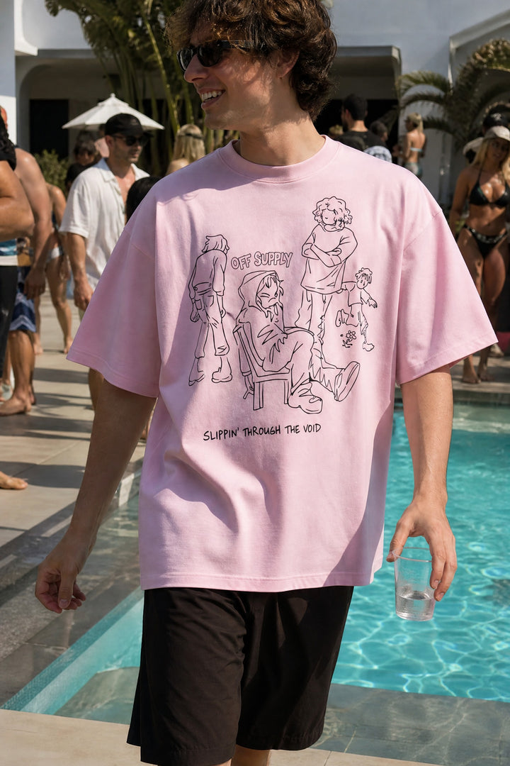 Off Supply Void Walkers Tee - Pink