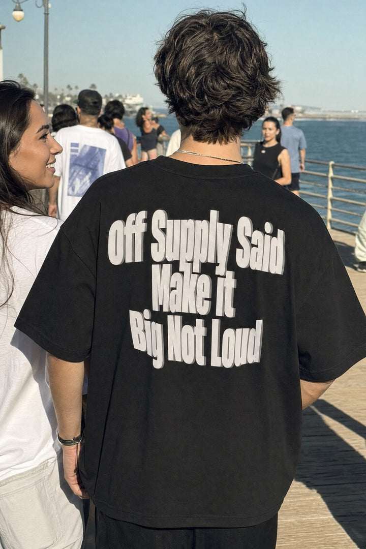 Off Supply - The Magnitude Tee Black