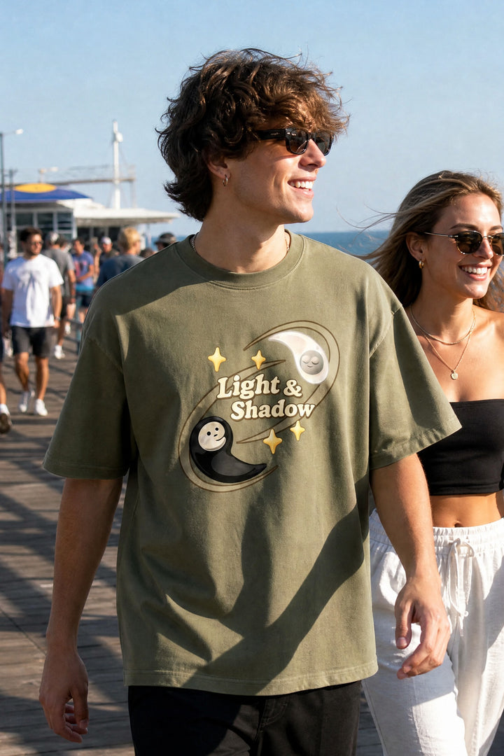 Off supply Shadow Orbit T-Shirt Olive