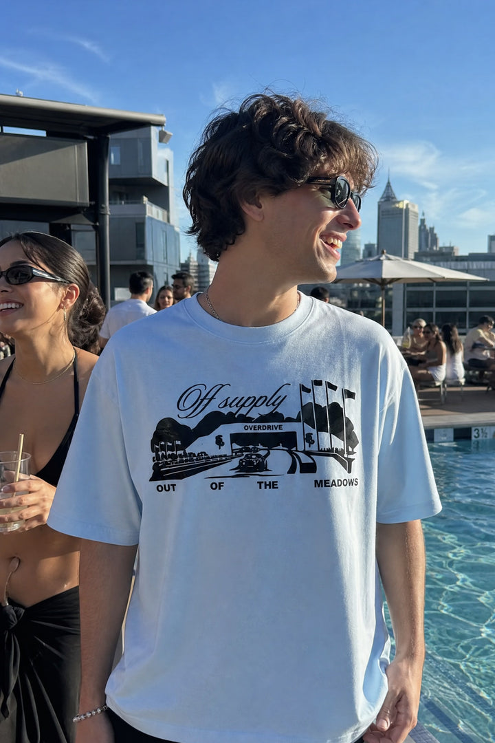 Off Supply Out Of The Meadows Classic T-shirt Ice Blue