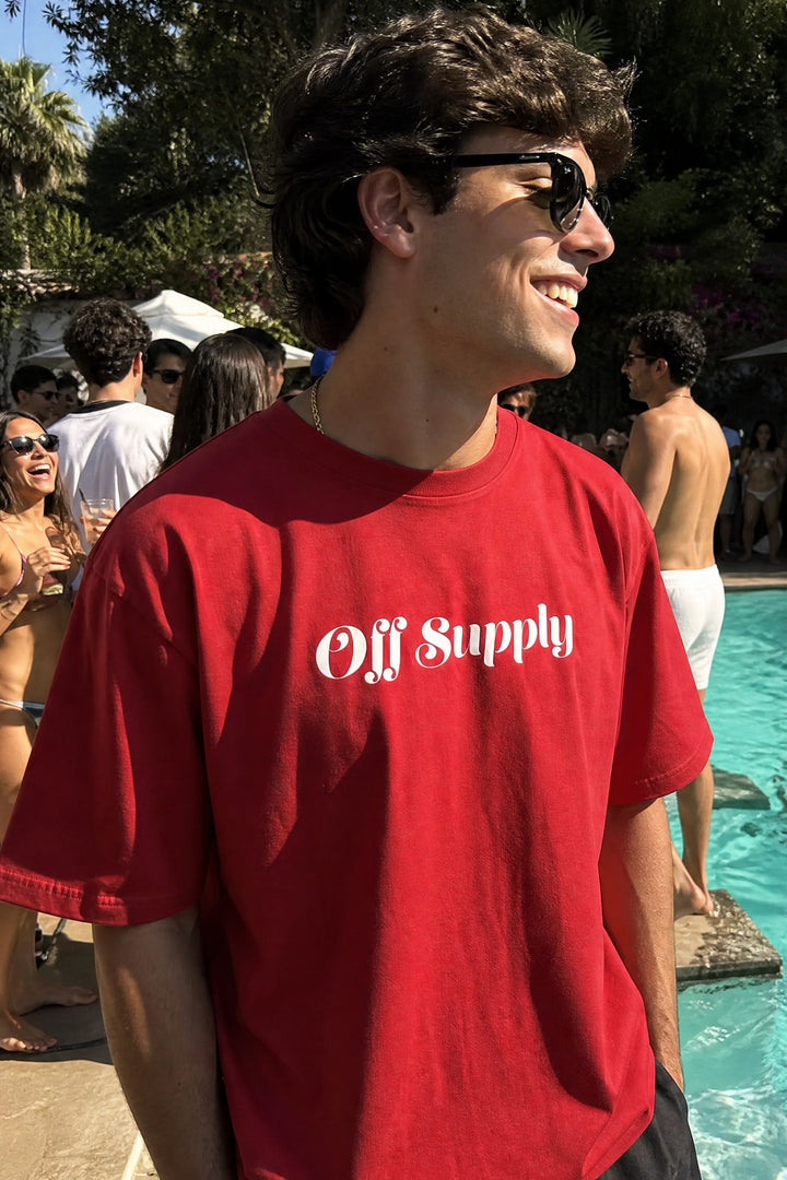 Off Supply Be My Supply T-shirt Red