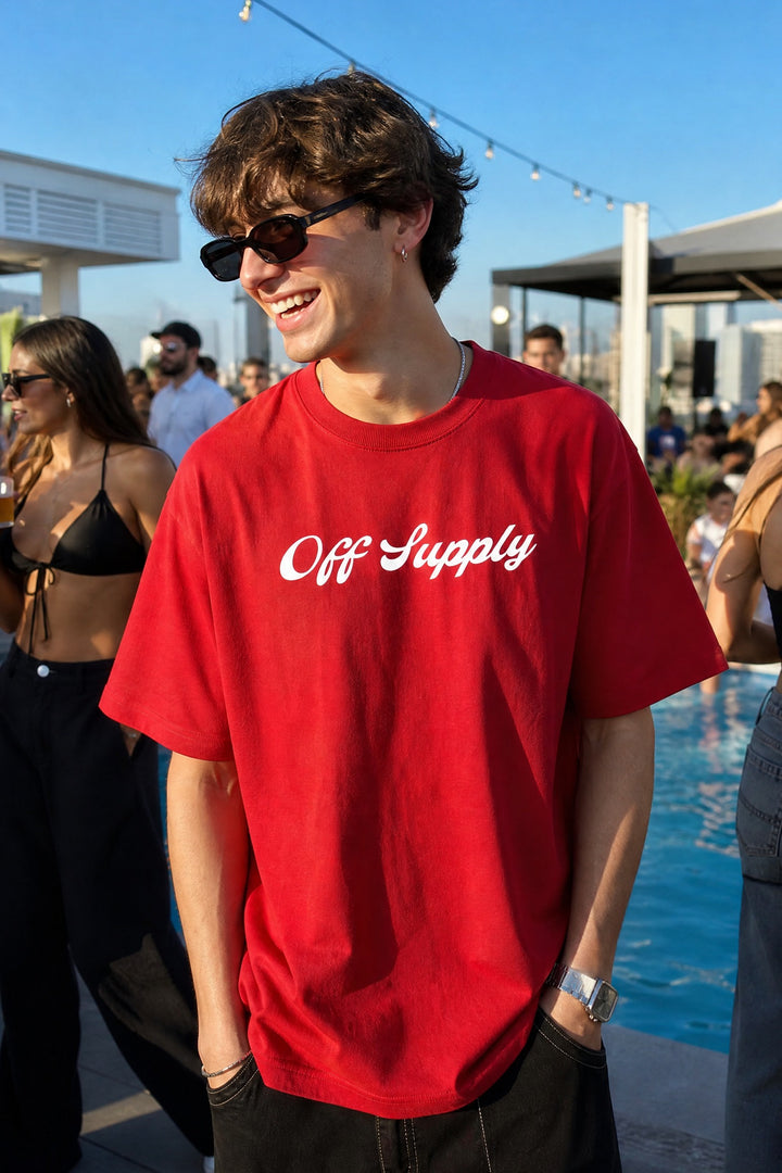 Off Supply - The Magnitude Tee Red