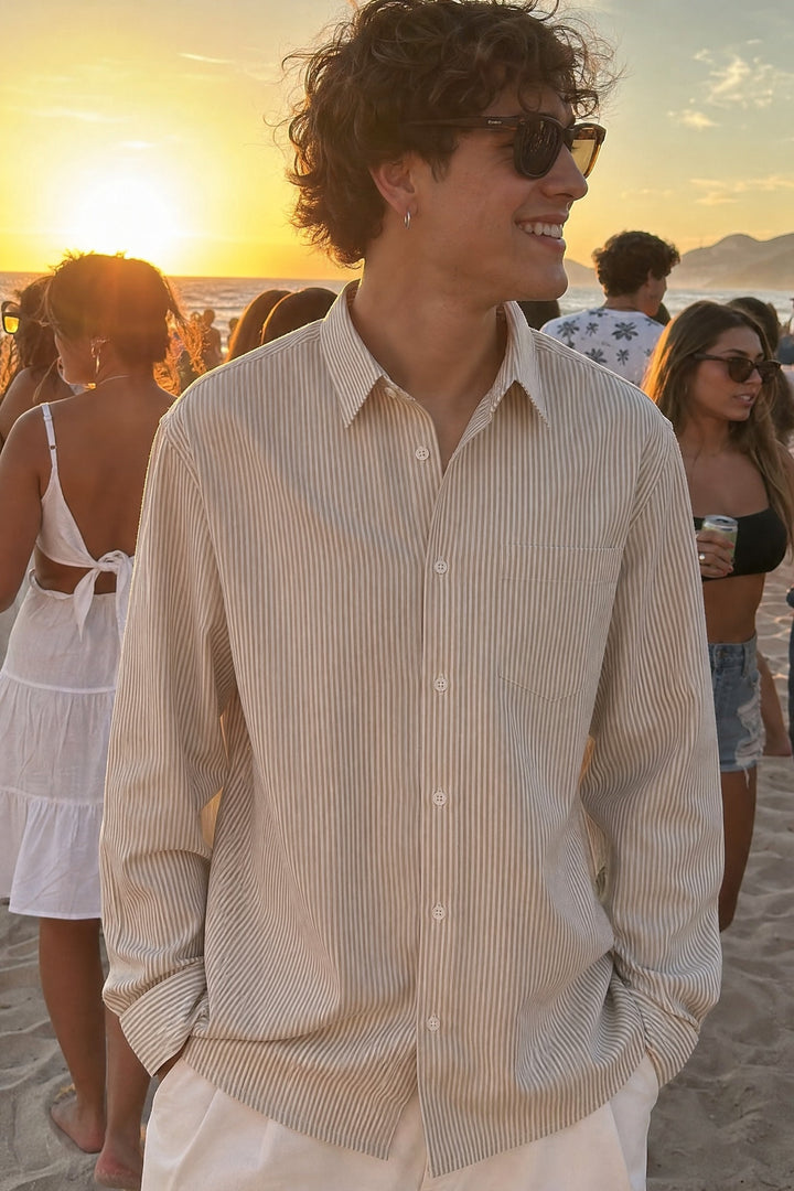 Off Supply Still You Beige Shirt