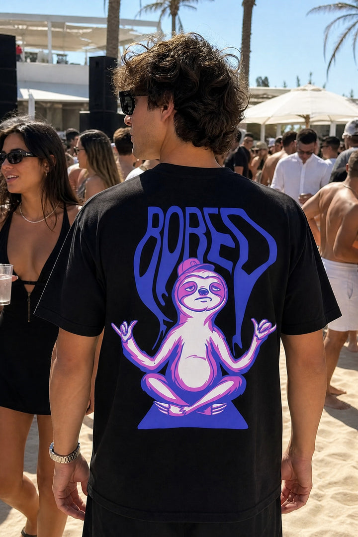 Off supply Bored black T-shirt