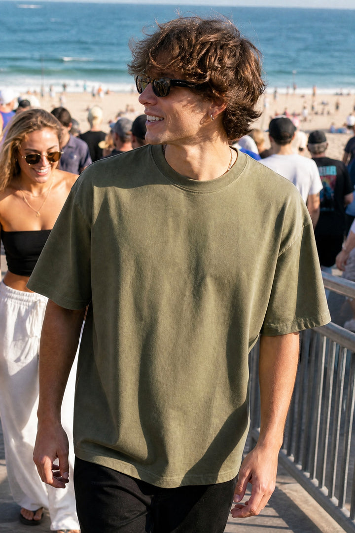 Off supply Shadow Orbit T-Shirt Olive