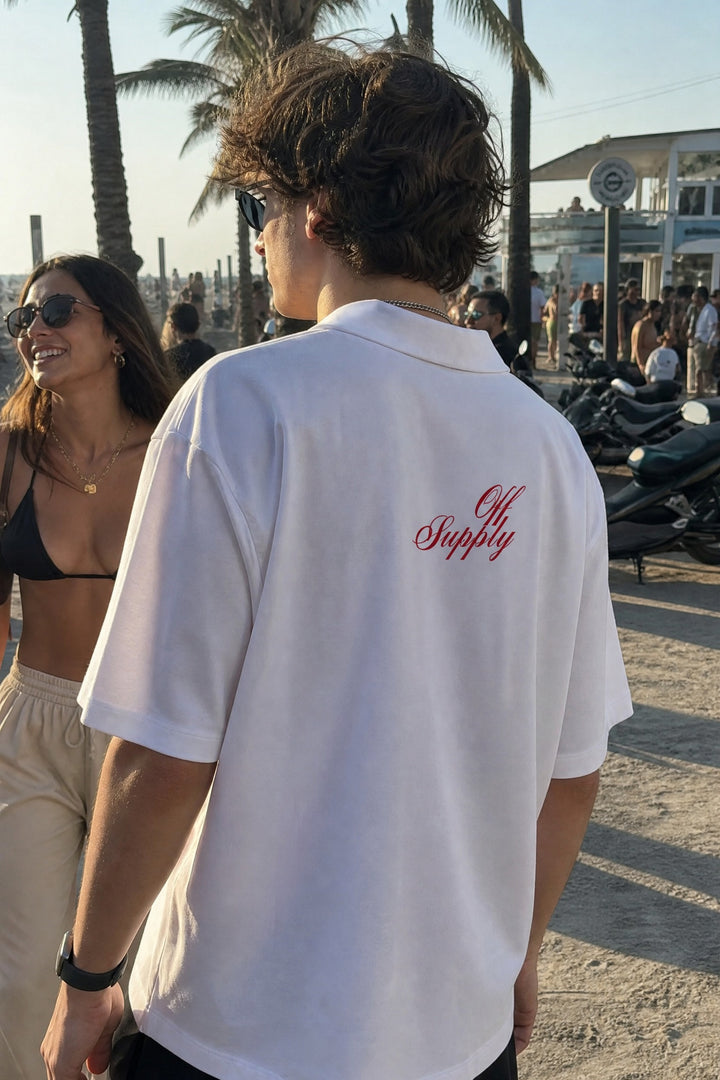 Off Supply Blessed Child Bowling Shirt - White
