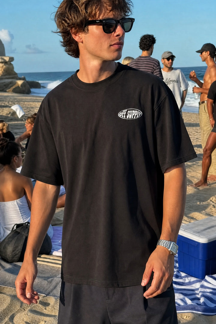 Off Supply Classic Core Black T-shirt