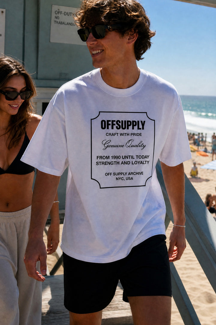 Off Supply Genuine Premium Quality Stamp T-shirt