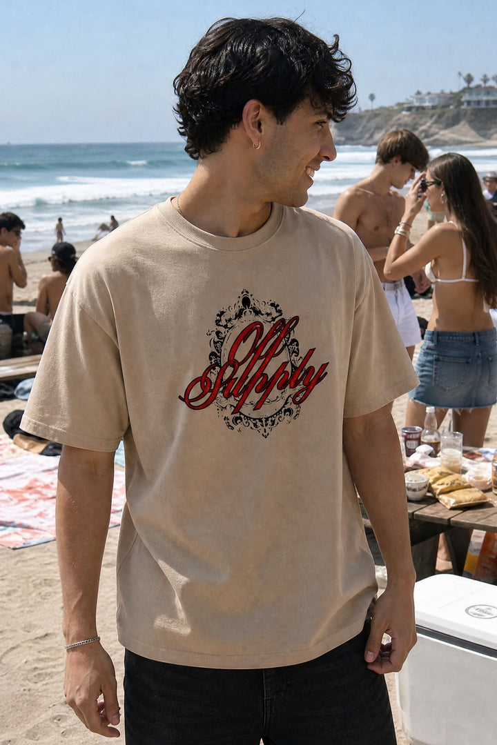 Off Supply Royal Heritage T-shirt Sand