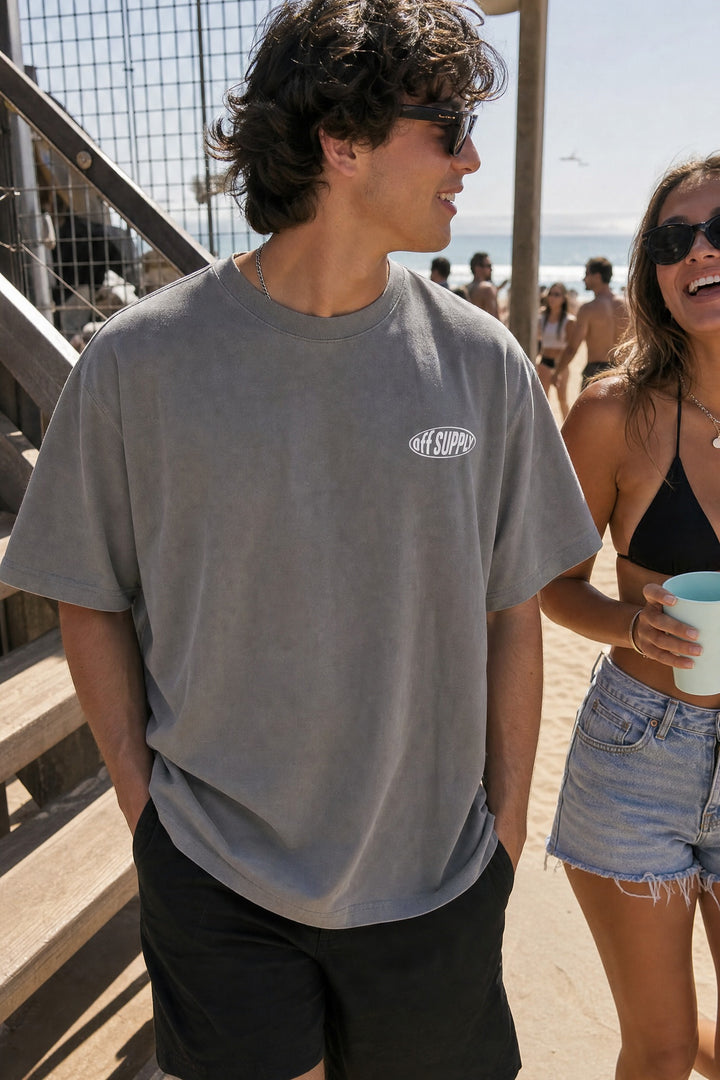 Off supply Modern Fashion grey t-shirt