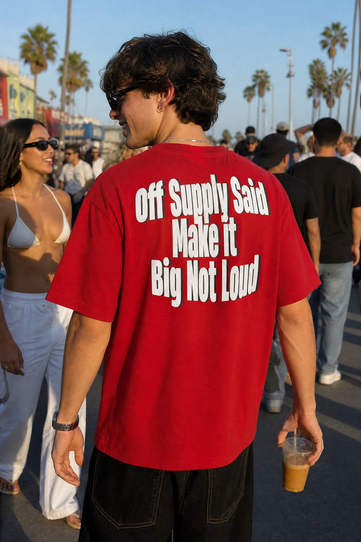 Off Supply - The Magnitude Tee Red