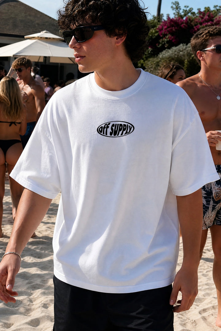 HUNTER OFF SUPPLY WHITE T-SHIRT
