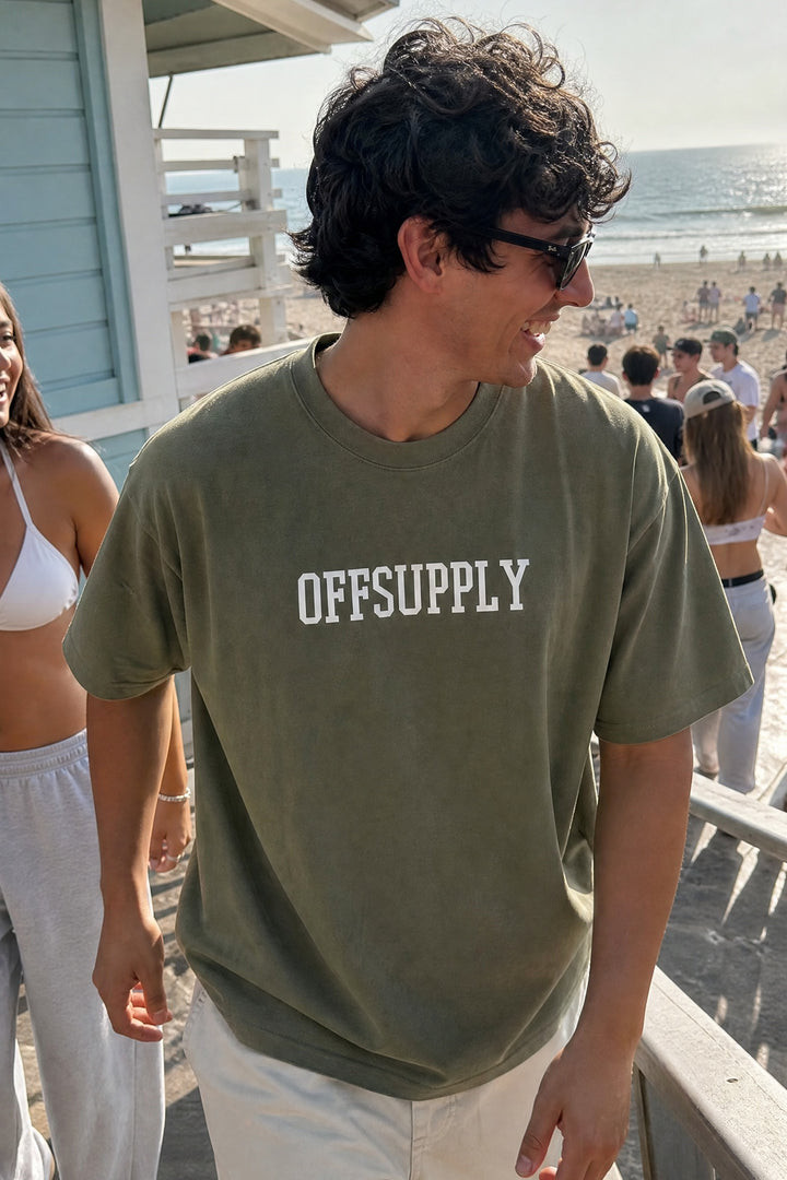 Off supply They come they go Olive T-shirt