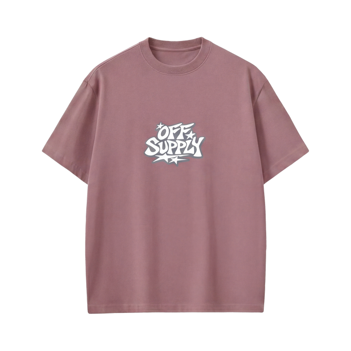 Off supply Two souls nude pink t-shirt