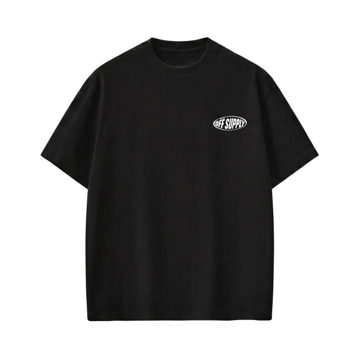 Off supply Orange Dagger black t-shirt
