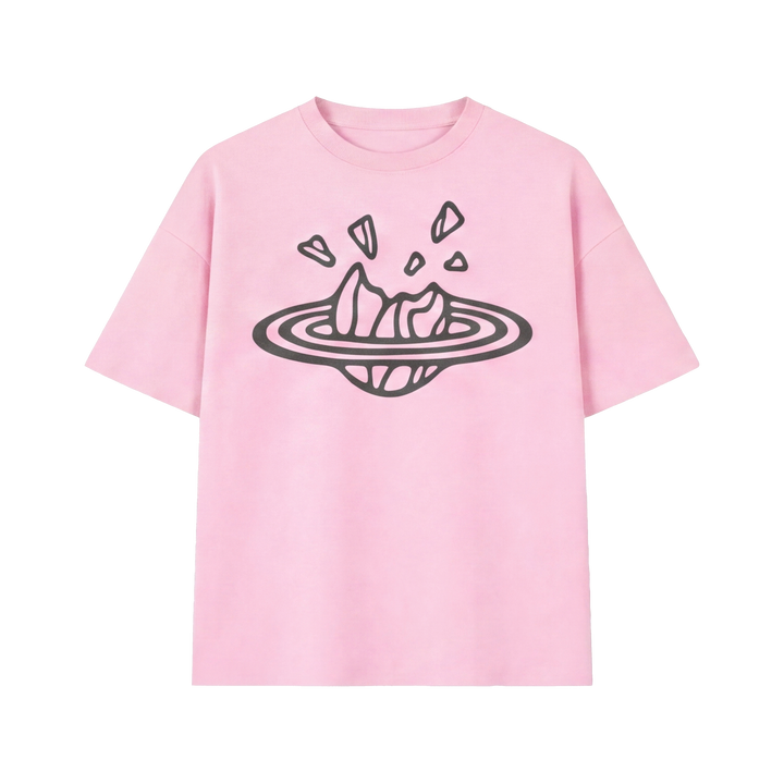 Off Supply Off-Axis Tee - Pink