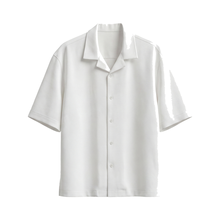Off Supply Motion Bowling Shirt - White