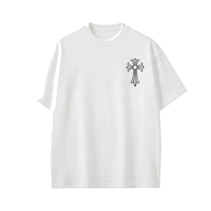 Off Supply Premium Ornate Cross T-Shirt