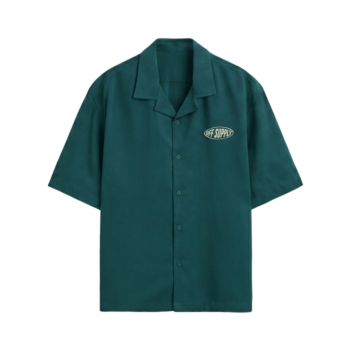 Self Love Off Supply Teal Bowling Shirt