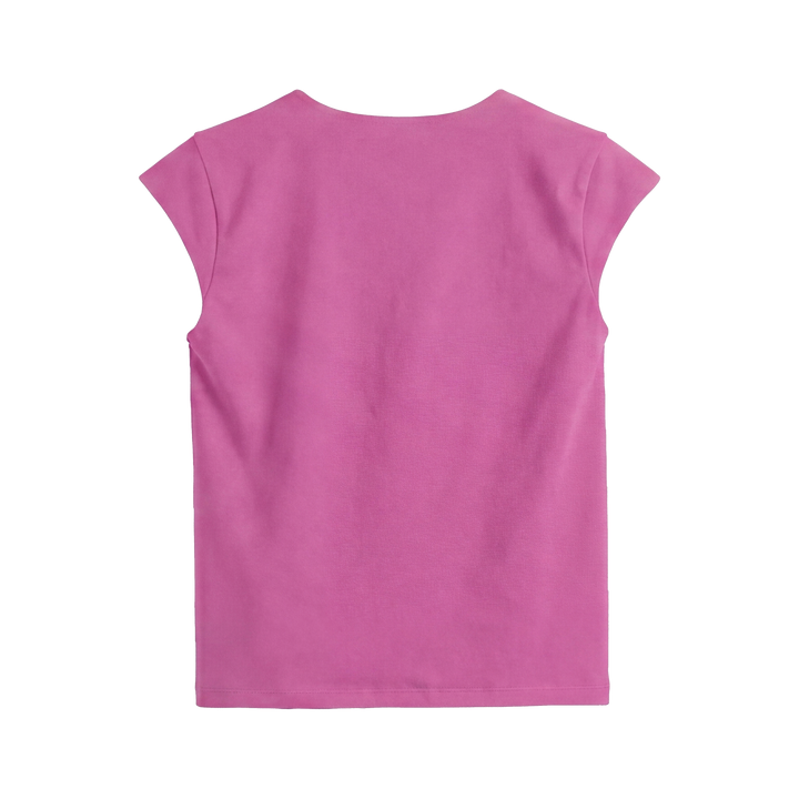 Off Supply Essence Pink Crop Top