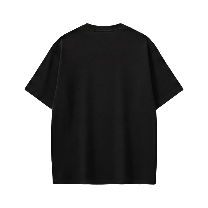 Off supply Varsity text Black T-shirt