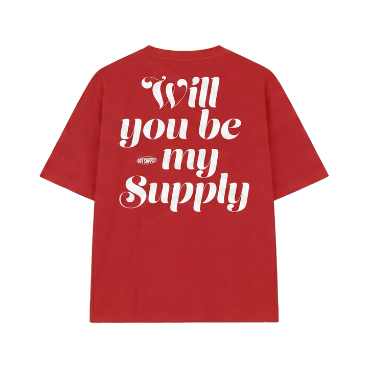 Off Supply Be My Supply T-shirt Red