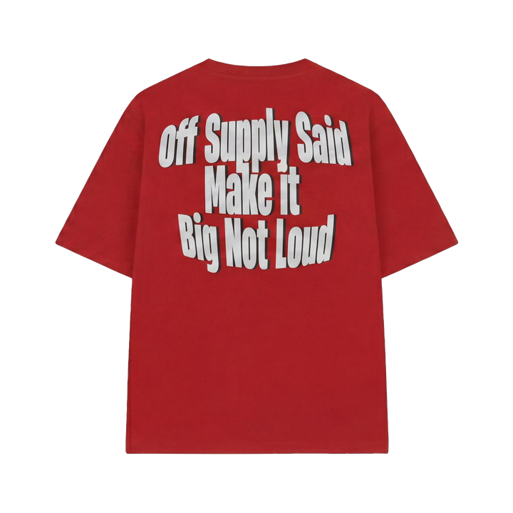 Off Supply - The Magnitude Tee Red
