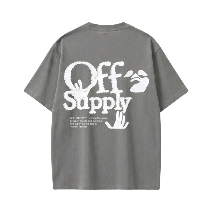 Off supply Modern Fashion grey t-shirt