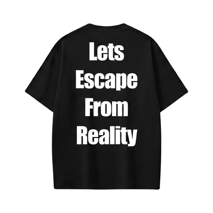 Off supply Escape From Reality black t-shirt