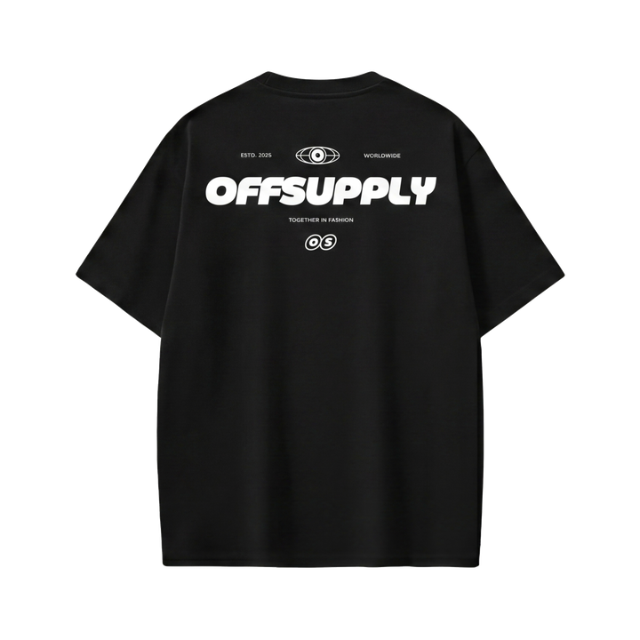 Off supply Together in Fashion black tshirt