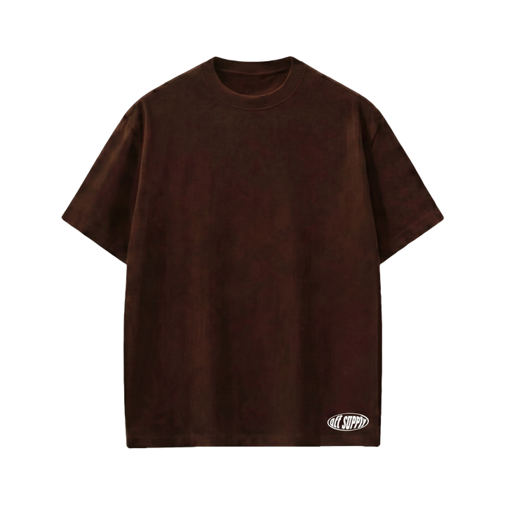Off supply SOS Brown T-shirt