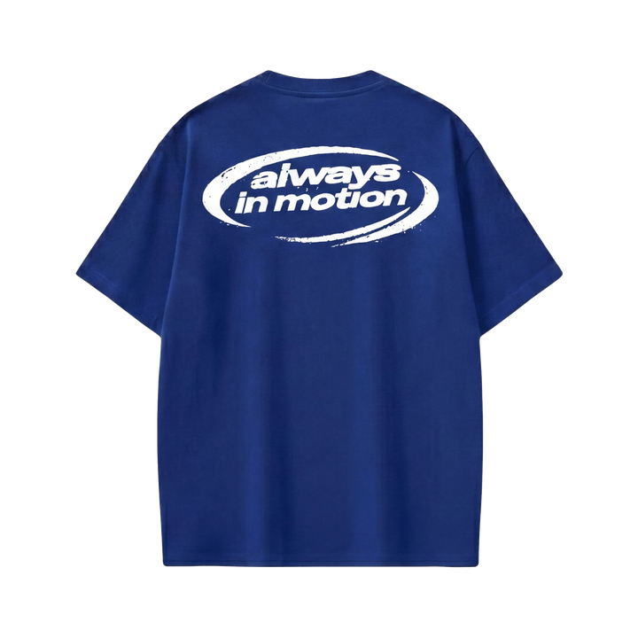 Off supply Always In Motion Blue T-shirt